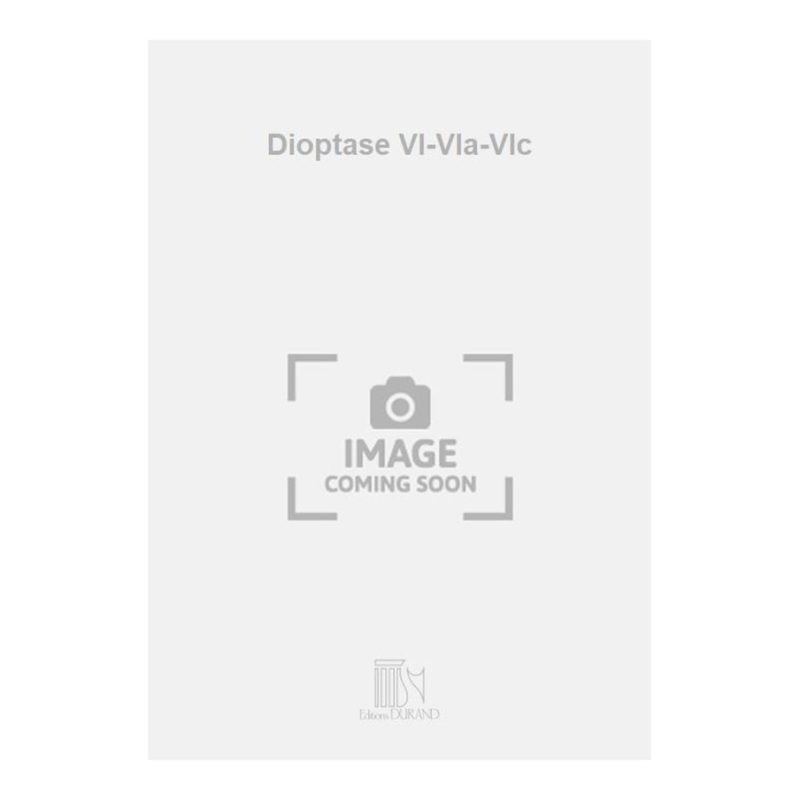 Taïra, Yoshihisa - Dioptase Vl-Vla-Vlc
