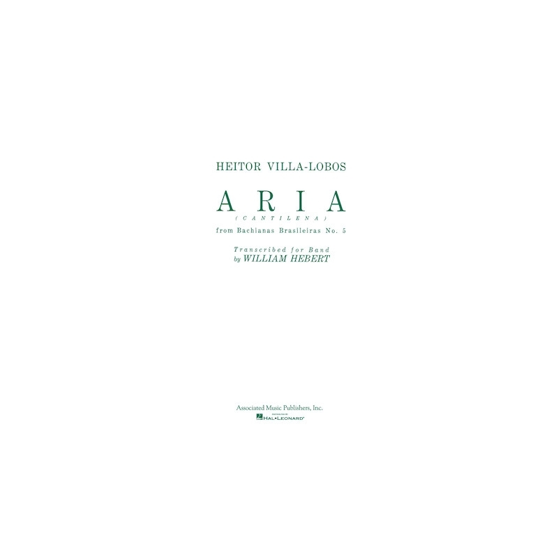 Villa-Lobos, Heitor - Aria (Cantilena) from Bachianas Brasilieras No. 5