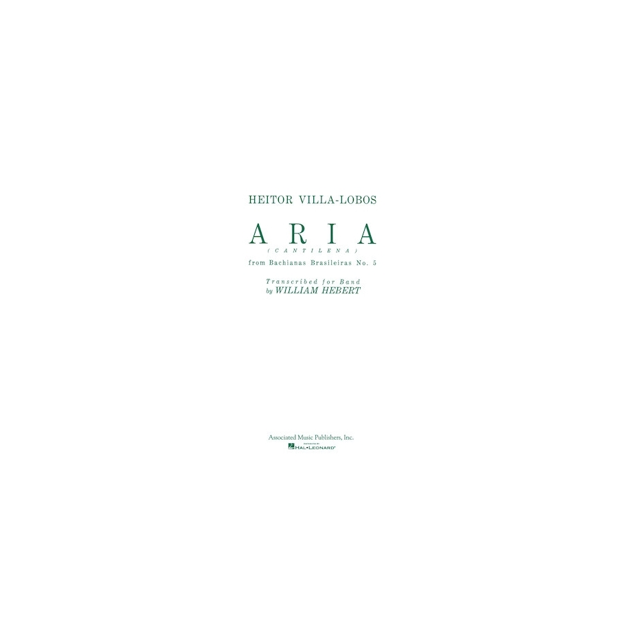Villa-Lobos, Heitor - Aria (Cantilena) from Bachianas Brasilieras No. 5