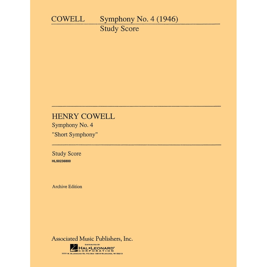 Cowell, Henry - Symphony No. 4 (1946)