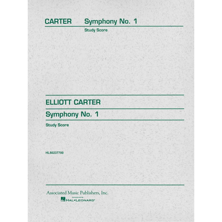 Carter, Elliott - Symphony No. 1