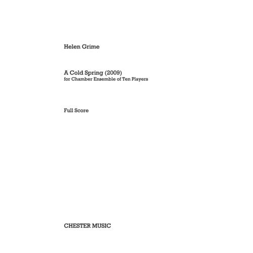 Grime, Helen - A Cold Spring