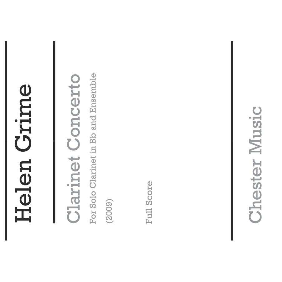 Grime, Helen - Clarinet Concerto