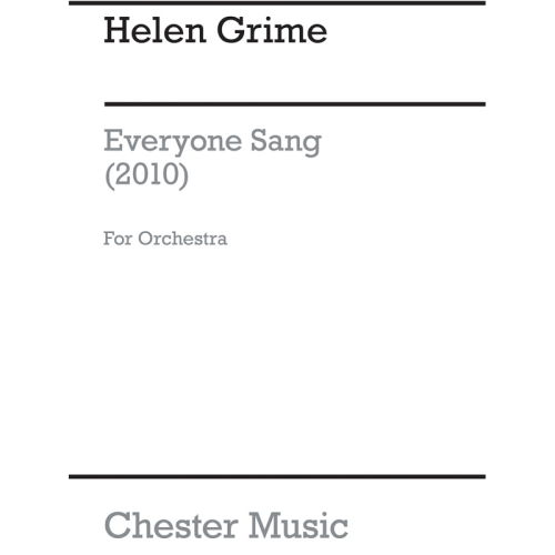 Grime, Helen - Everyone Sang