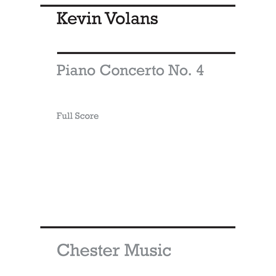 Volans, Kevin - Piano Concerto No.4
