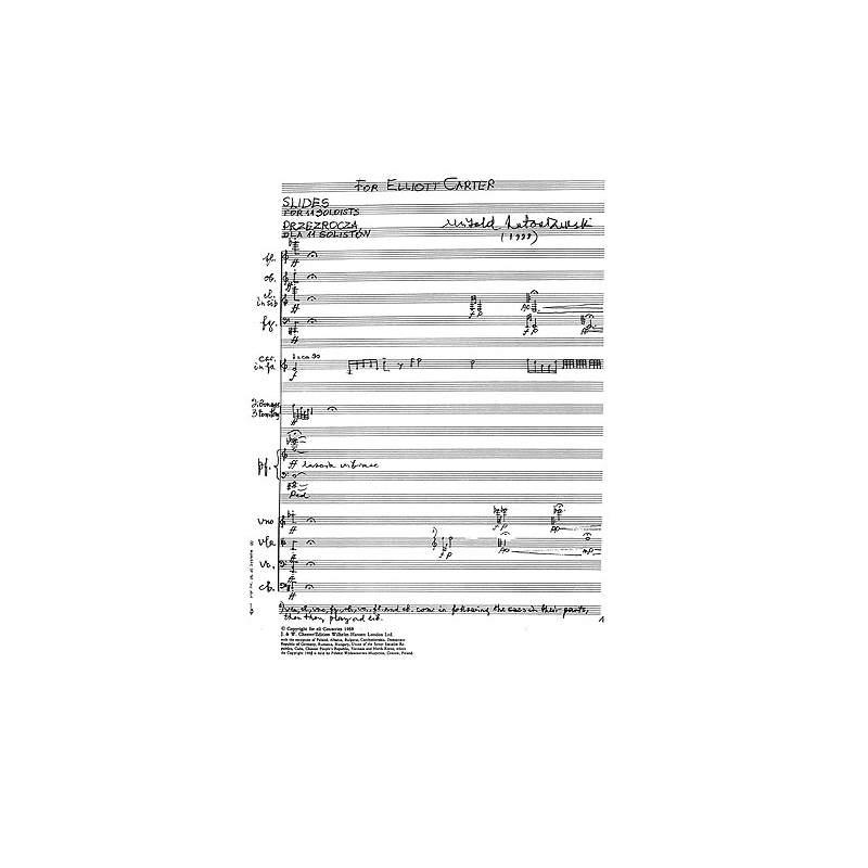 Lutoslawski, Witold - Slides