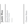 Weir, Judith - Blond Eckbert - Pocket Version (Full Score)