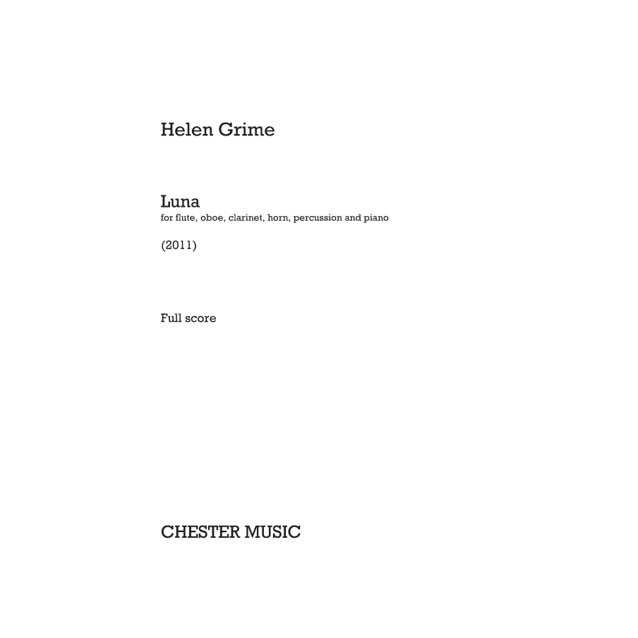 Grime, Helen - Luna