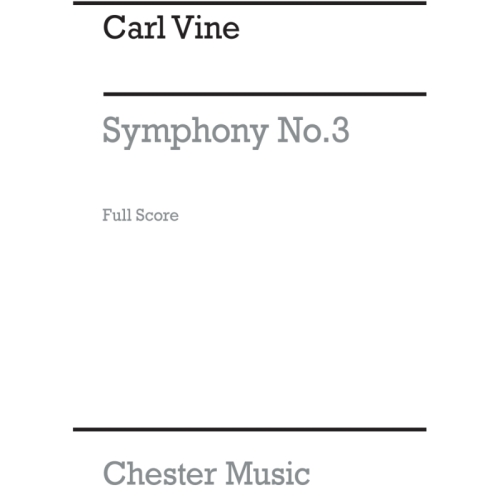 Vine, Carl - Symphony No.3...