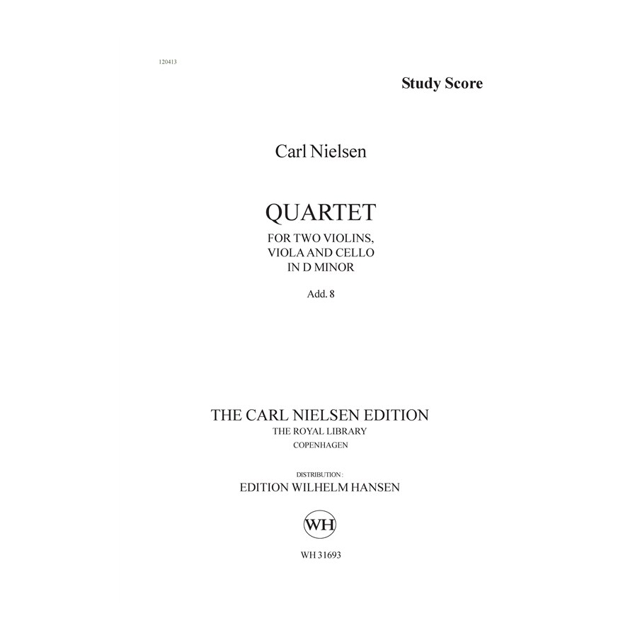 Nielsen, Carl - String Quartet D-Minor