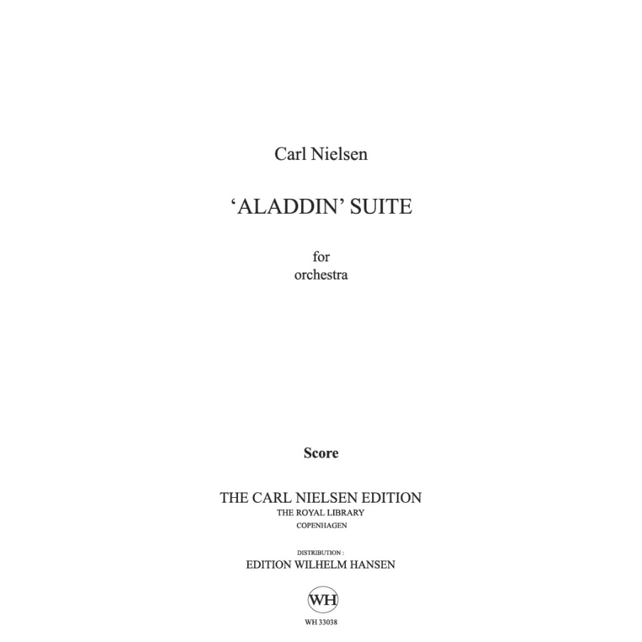 Nielsen, Carl - Aladdin Suite