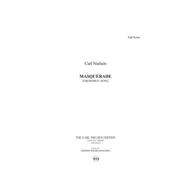Nielsen, Carl - Maskarade / Masquerade - Jeronimus' Song