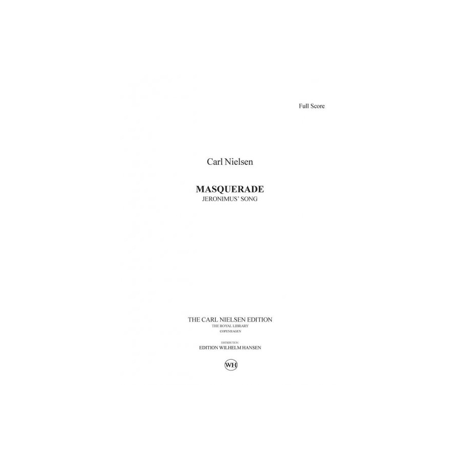 Nielsen, Carl - Maskarade / Masquerade - Jeronimus' Song