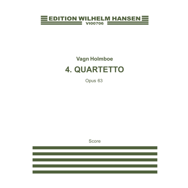 Holmboe, Vagn - String Quartet No.4