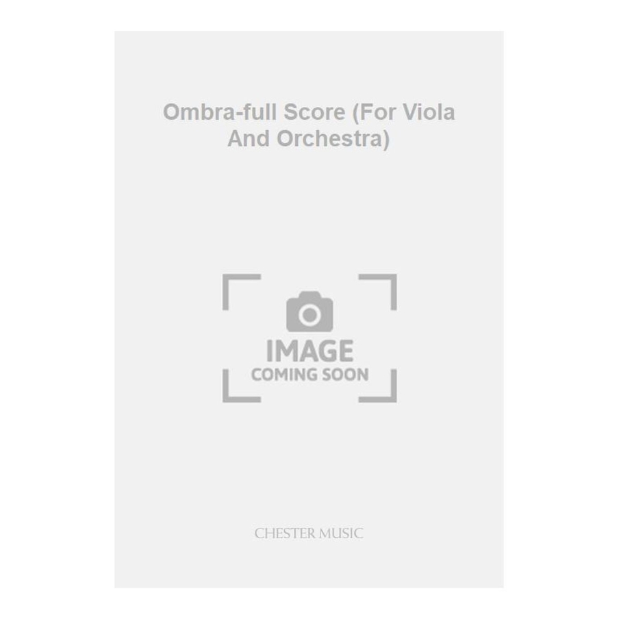 Hallgrímsson, Haflidi - Ombra-full Score (For Viola And Orchestra)
