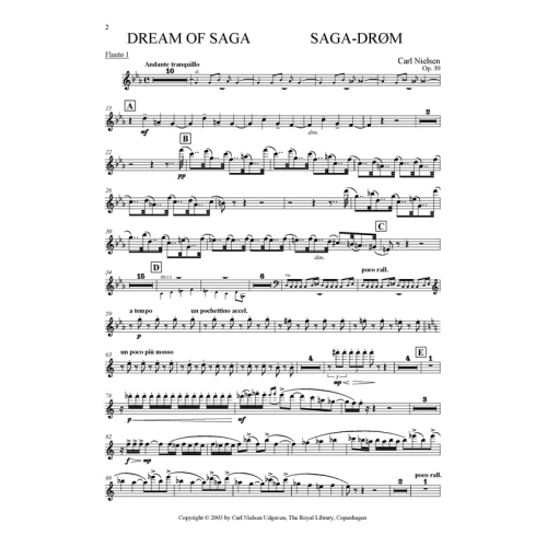 Nielsen, Carl - Saga Dream...