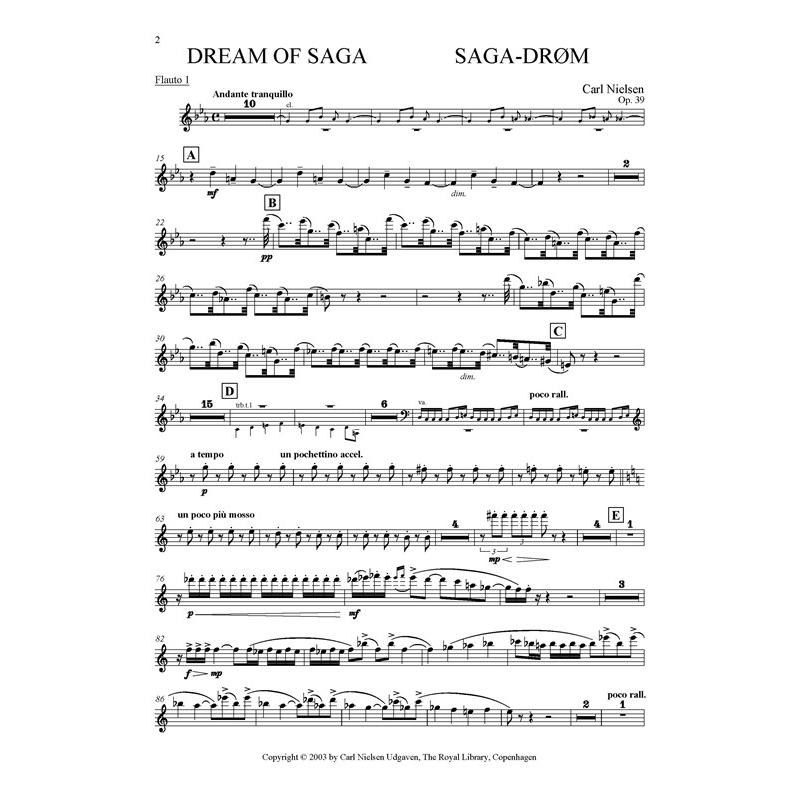Nielsen, Carl - Saga Dream Op.39