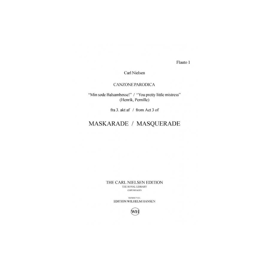 Nielsen, Carl - Maskarade / Masquerade - Canzone Parodica