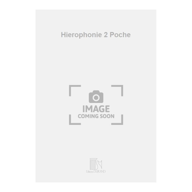 Taïra, Yoshihisa - Hierophonie 2 Poche