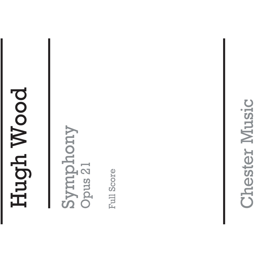 Wood, Hugh - Symphony Op.21