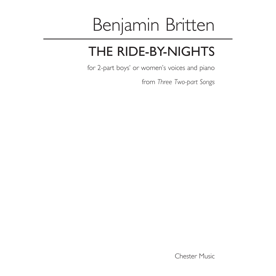 Britten, Benjamin - The Ride-By-Nights