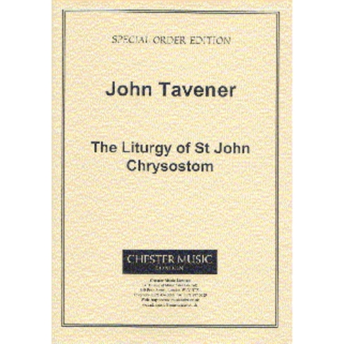Tavener, John - The Liturgy...