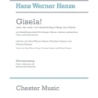 Henze, Hans Werner - Gisela!