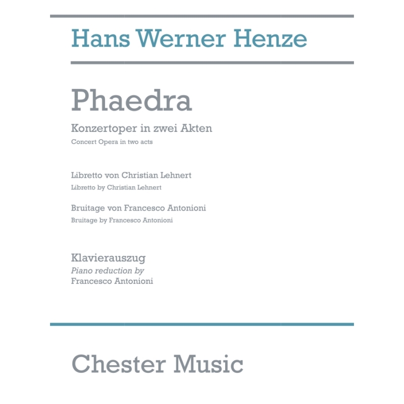 Henze, Hans Werner - Phaedra