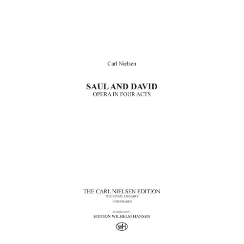 Nielsen, Carl - Saul og...