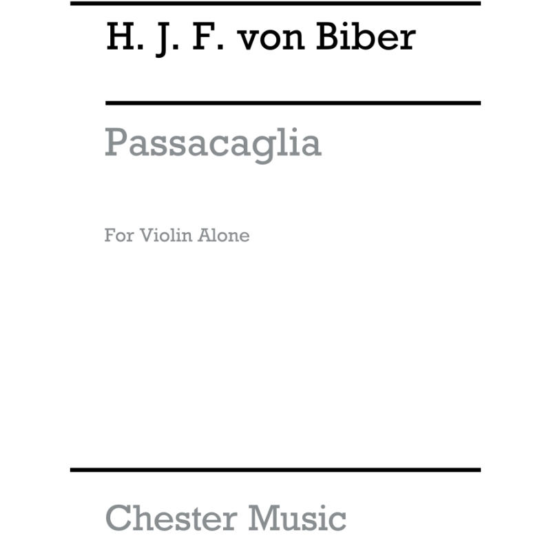 Biber, Heinrich Ignaz Franz - Passacaglia