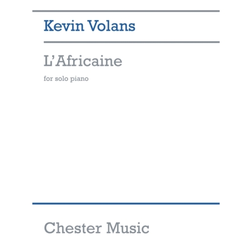 Volans, Kevin - L'Africaine