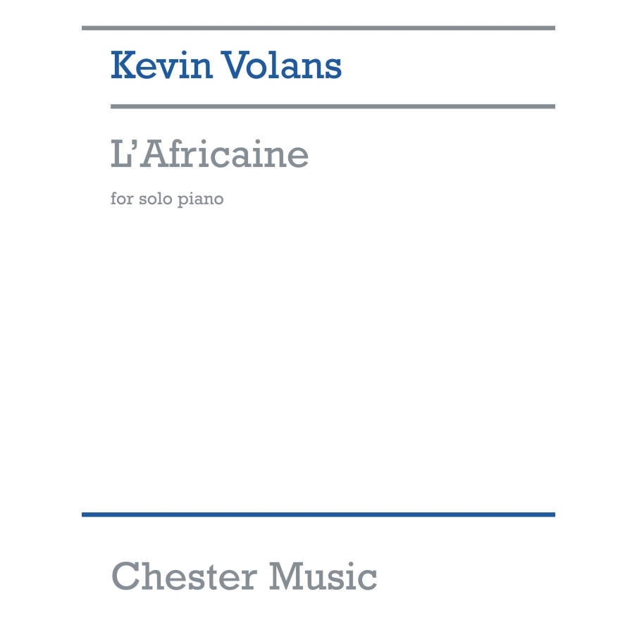 Volans, Kevin - L'Africaine