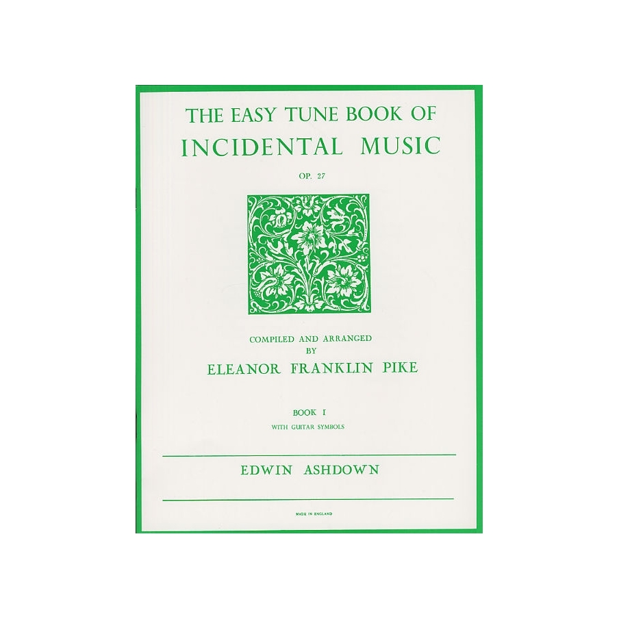 The Easiest Tune Book Of Incidental Music Book 1
