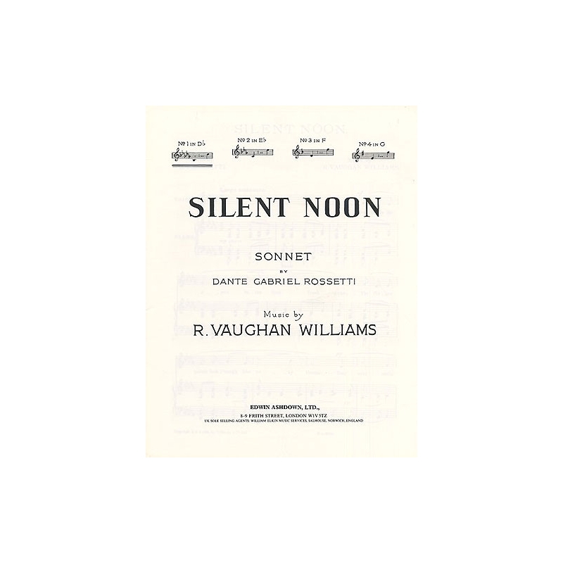 Vaughan Williams, Ralph - Silent Noon In D Flat