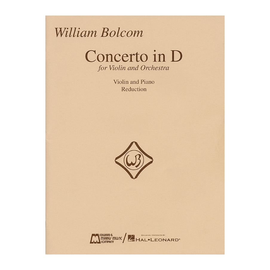 Bolcom, William - Concerto in D for Violin and Orchestra
