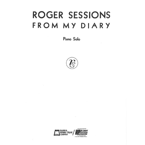 Roger Sessions - From My Diary