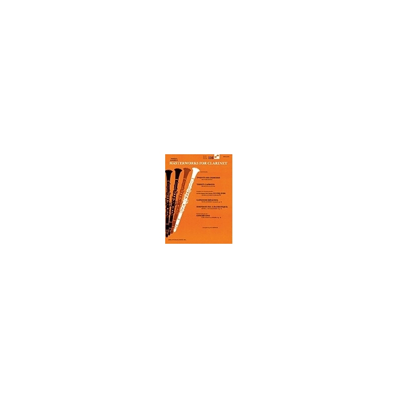 Masterworks For Clarinet Book 1