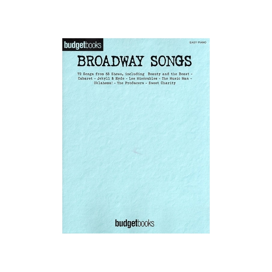 Broadway Songs (Easy Piano)