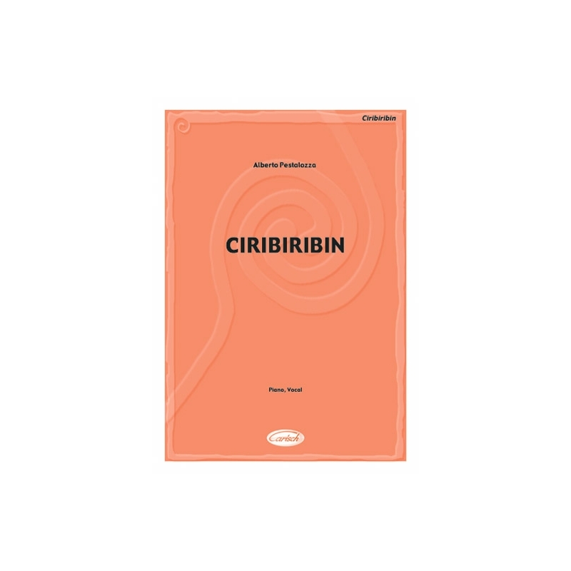 Pestalozza, Alberto - Ciribiribin Voice & Piano Sheet