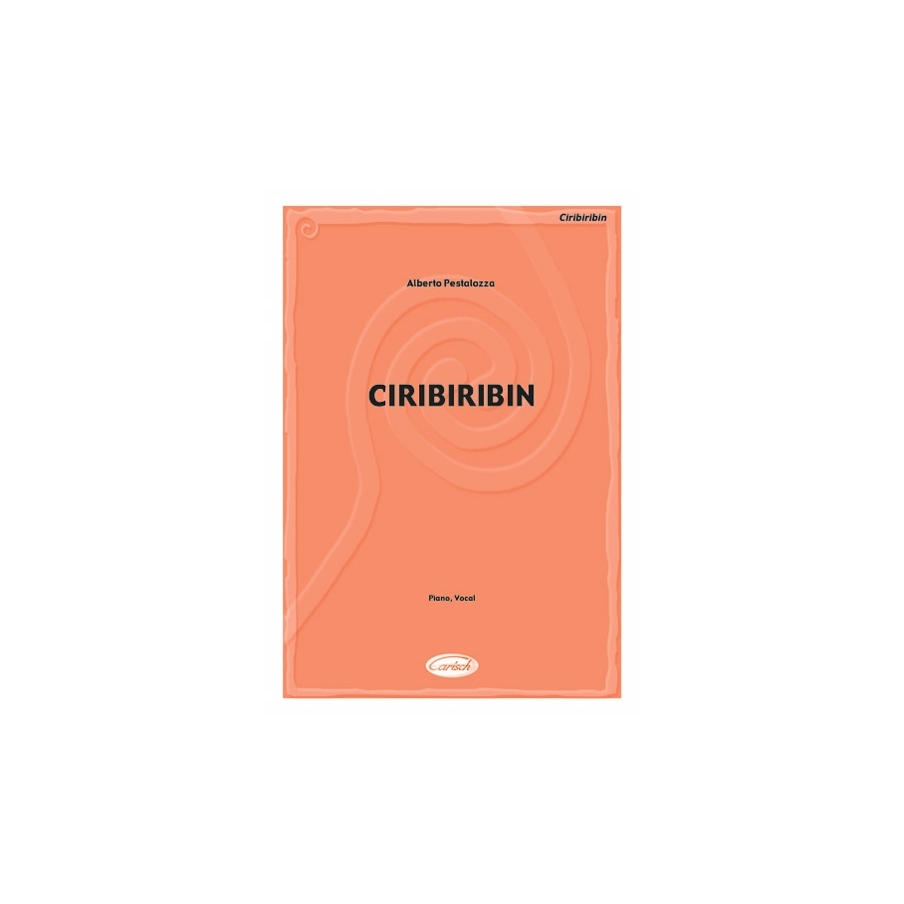 Pestalozza, Alberto - Ciribiribin Voice & Piano Sheet