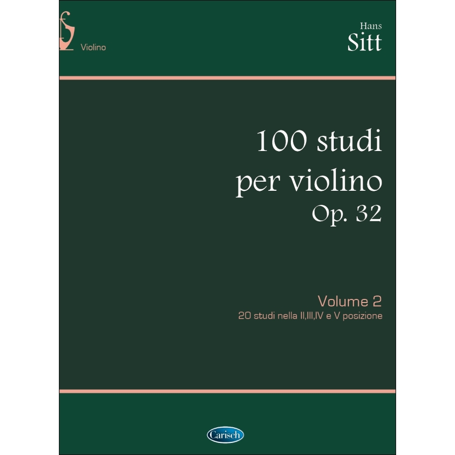 Sitt, Hans - 100 Studi Op. 32 per Violino - Volume 2