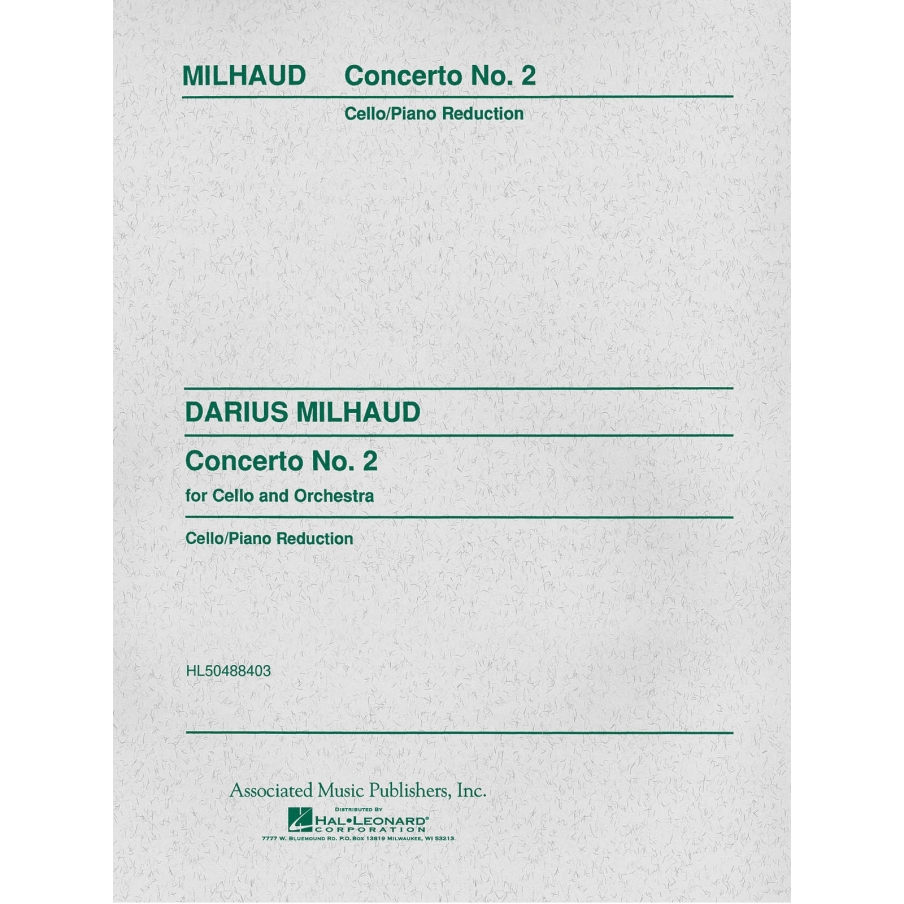 Milhaud, Darius - Concerto No.2 For Cello And Orchestra
