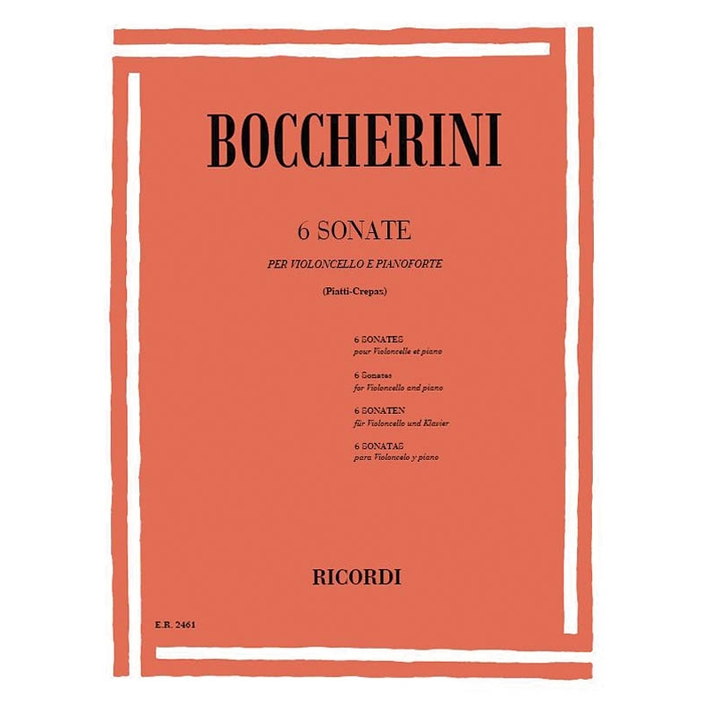 Boccherini, Luigi - 6 Sonatas