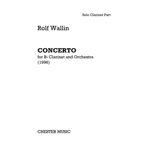Wallin, Rolf - Concerto For...