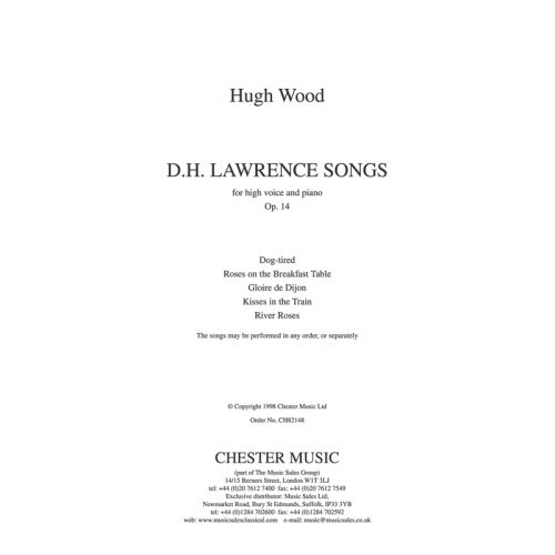 Wood, Hugh - D.H. Lawrence...