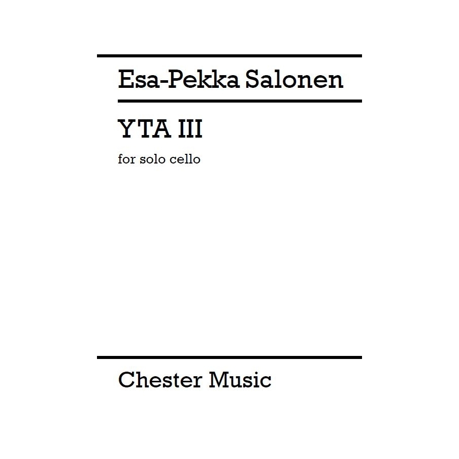 Salonen, Esa-Pekka - YTA III