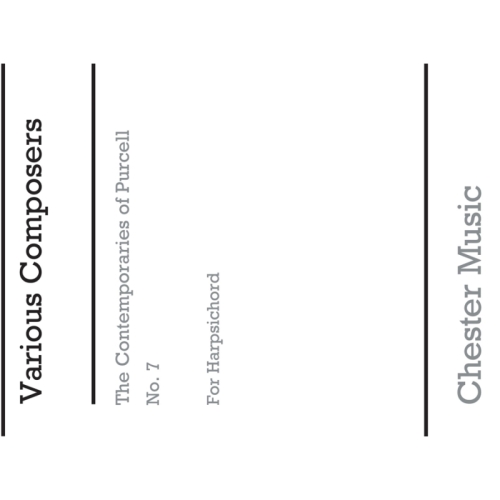 The Contemporaries of Purcell