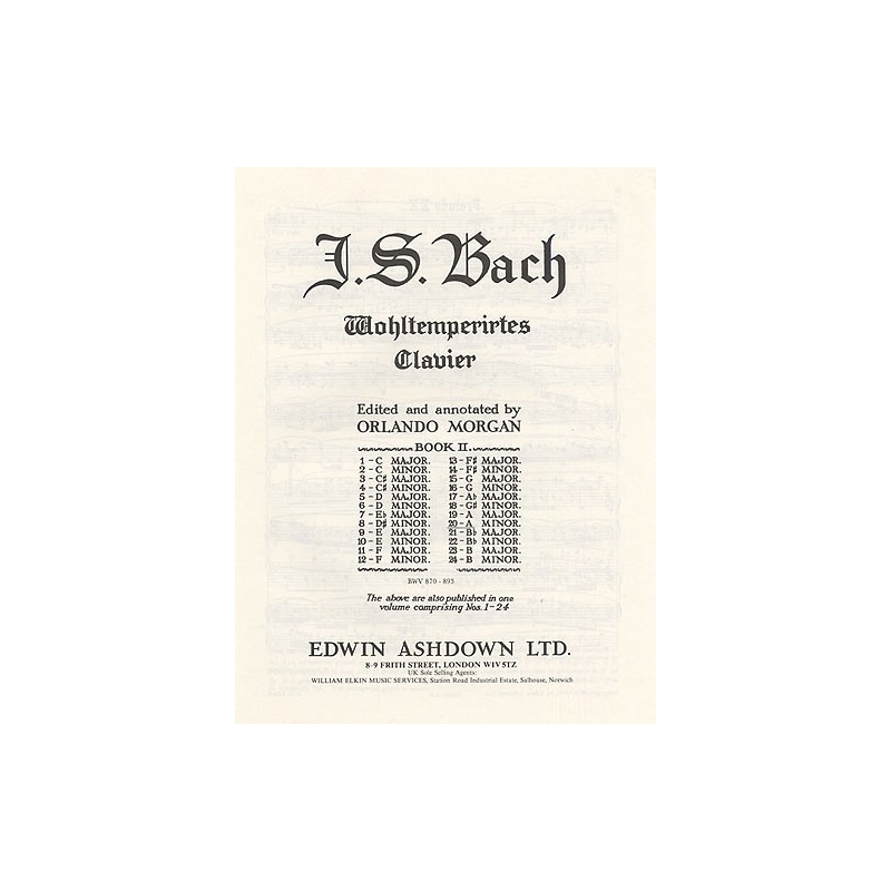 Bach, J.S - Prelude and Fugue No. 20 In A Minor