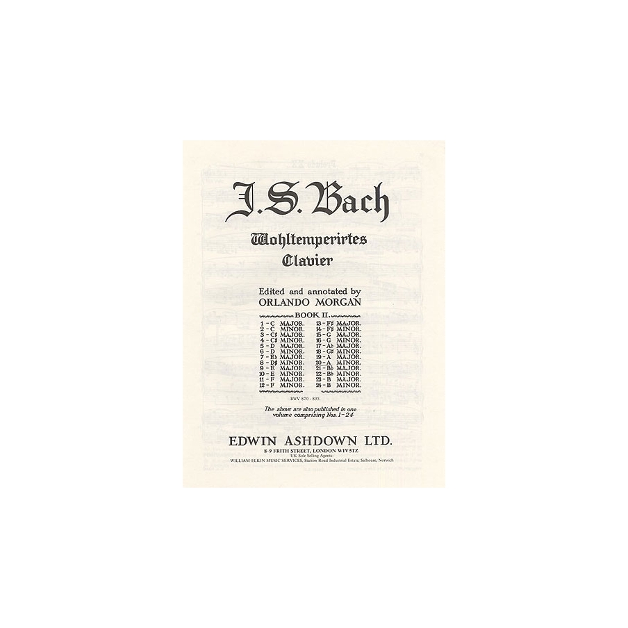 Bach, J.S - Prelude and Fugue No. 20 In A Minor