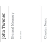 Tavener, John - Eternal Memory (Solo Cello Part)